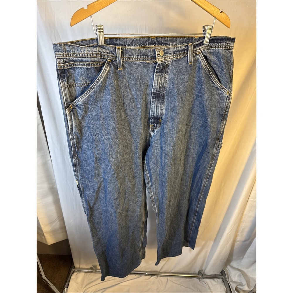 Vintage Polo Ralph Lauren Jeans Co Men's 40x30 Y2K Baggy Wide Leg Carpenter